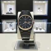 TIST PRX BLACK WITH ROSE GOLD DIAL METAL STRAP WATCH
